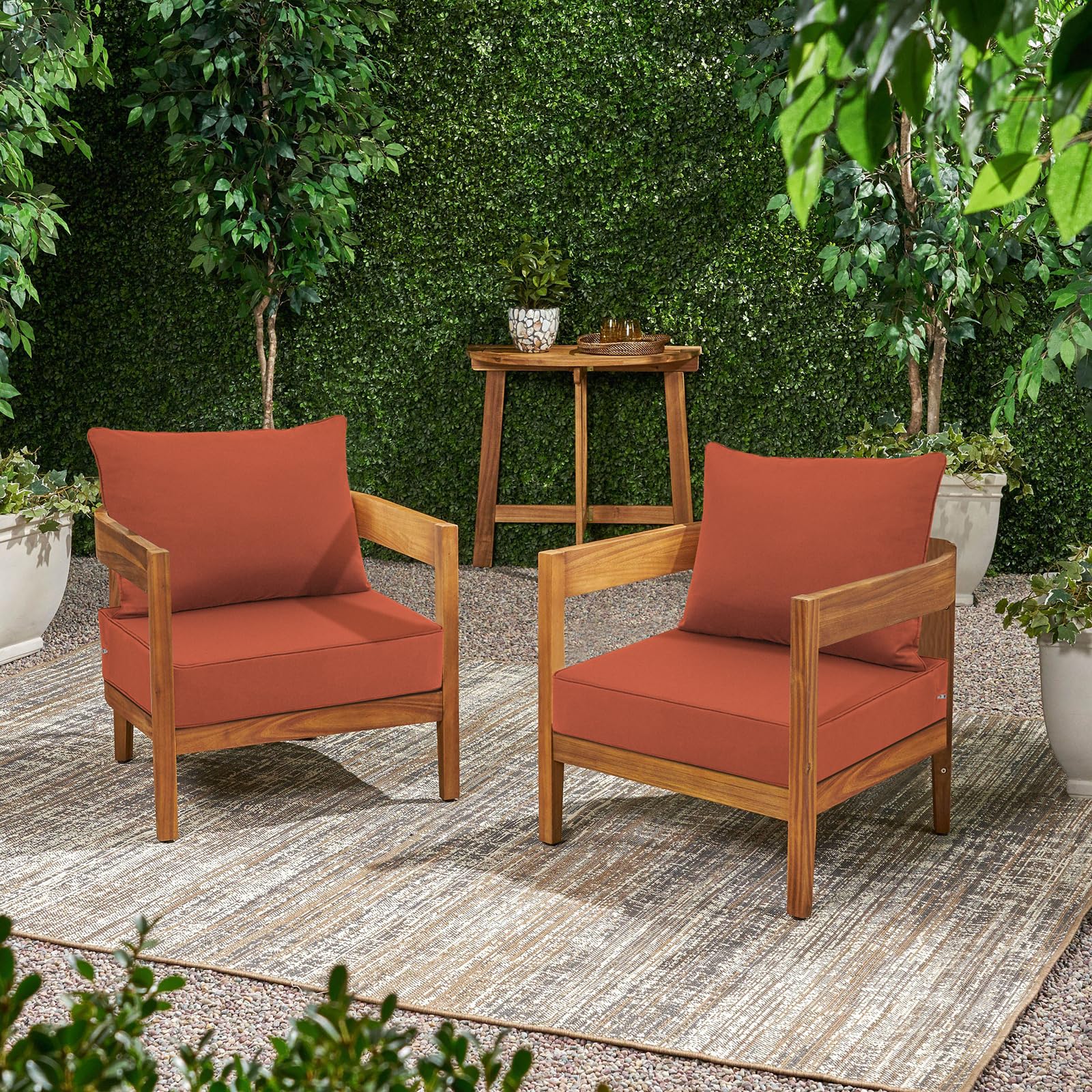 Amazon.co.jp: Favoyard アウトドアシートクッションセット 24 x 24